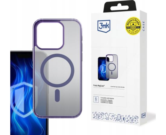 Apple iPhone 15 Pro - 3mk Frosty MagCase Purple Чехлы - альтернативные