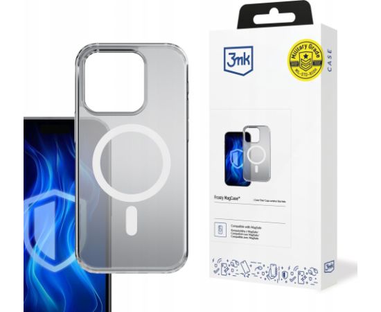 Apple iPhone 15 Pro - 3mk Frosty MagCase White Чехлы - альтернативные