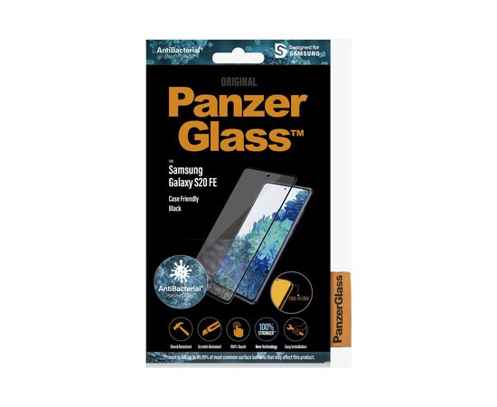 PanzerGlass Samsung Galaxy S20 FE Edge-to-Edge Anti-Bacterial Neoriģinālie Maciņi