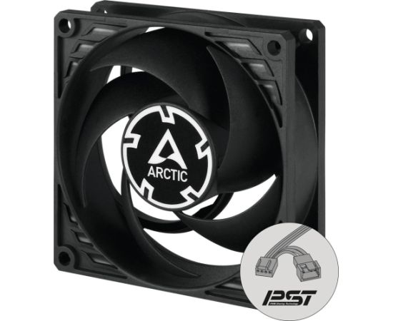 Arctic P8 PWM PST CO black - 80mm Korpusu dzesēšana