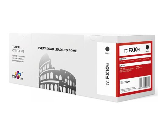 TB Cartridge for Canon FX10 TC-FX10N Black Lāzerprinteru izejmateriāli