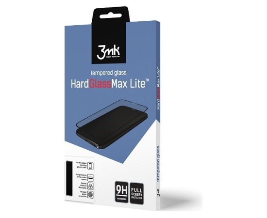3MK HardGlass Max Lite Samsung A202 A20e black FullScreen Glass 9H Ekrānu aizsardzība