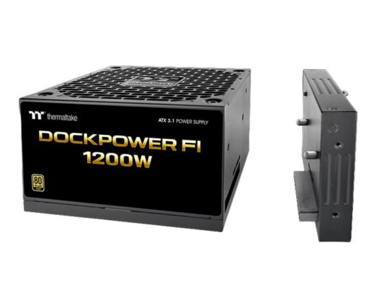 Thermaltake Dockpower FI 1200W (black, 1x 12-pin high power GPU, 5x PCIe, cable management, 1200 watts) Datoru barošanas bloki