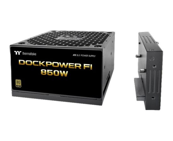 Thermaltake Dockpower FI 850W (black, 1x 12-pin high power GPU, 4x PCIe, cable management, 850 watts) Datoru barošanas bloki