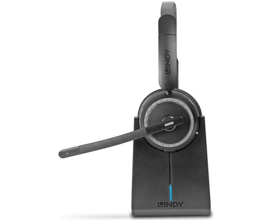 Lindy L118 Wireless Office Headset with Charging Station (20450) (Black, Bluetooth) Наушники