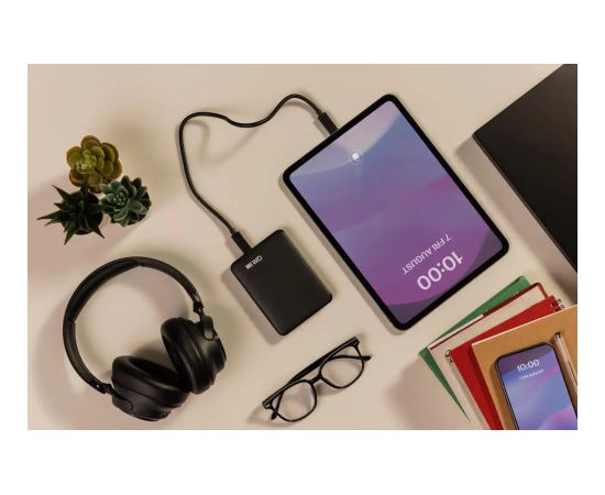 Western Digital Elements Portable (USB-C) external hard drive 1 TB 2.5" USB Type-C 3.2 Gen 1 (3.1 Gen 1) Black Jaunumi - Datori