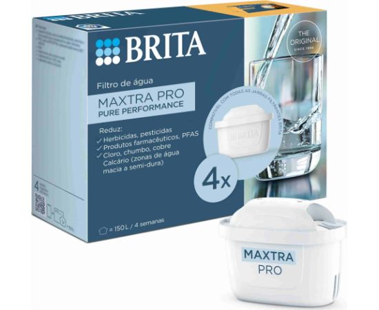 Brita MAXTRA PRO pure Performance ūdens filtra kārtridžs, 4 gab. - MAXTRA4 Citi virtuves piederumi