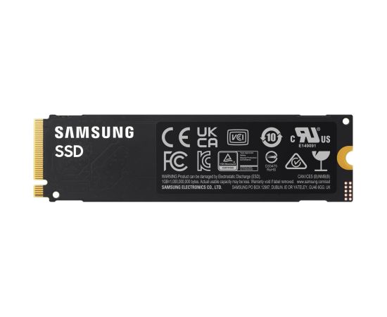 SSD SAMSUNG 990  2 TB M.2 PCI Express 4.0 NVMe Yes Write speed 6450 MB/s Read speed 7250 MB/s MTBF 1500000 h Box MZ-V9V2T0BW SSD Cietie Diski (Solid state drive)