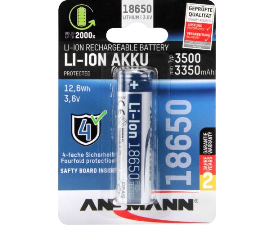 Ansmann akumulators 18650 3500mAh Jaunumi - Datori