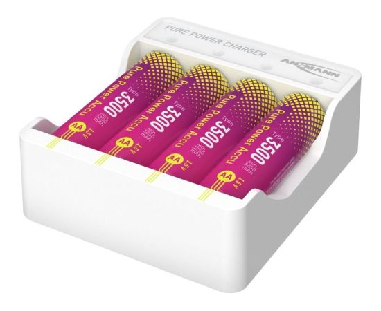 Lādētājs Ansmann PurePower Charger Set – Includes 4 x AA 3500mAh Batteries Jaunumi - Datori