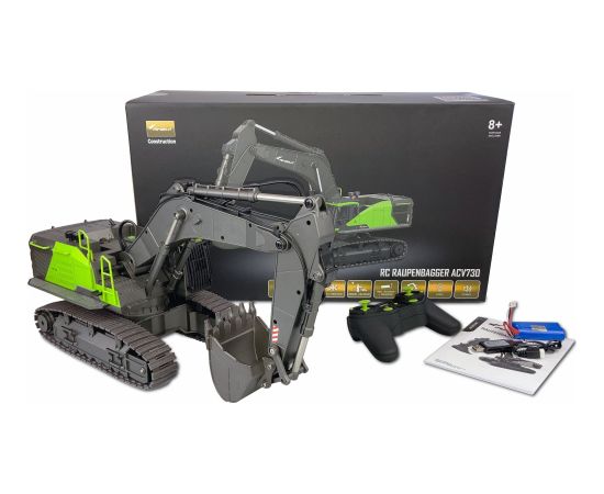 Ekskavators Amewi RC Bagger Raupe ACV730 V3 grau Li-Ion 1200mAh/8+ Jaunumi - Datori