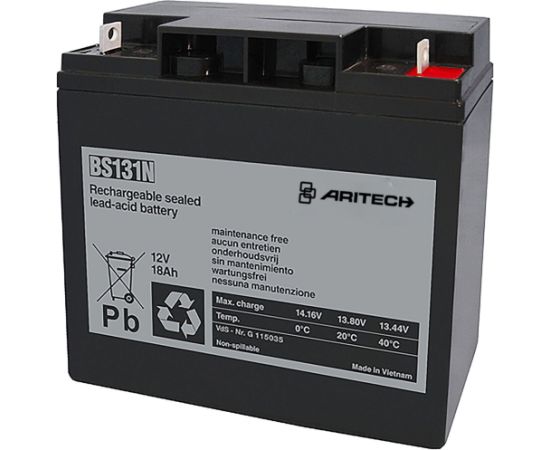 Akumulators Aritech Battery 12 V, 18 Ah 2PK BS131N Новинки Компьютерная техника