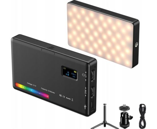 Apexel LED 140 Rgb / 3100 Mah 1/4"" Iso 3D (APL-FL07) Jaunumi - Datori