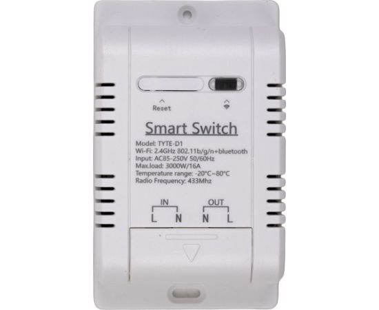 Hismart TUYA Smart Relay with External Temperature Sensor, Wi-Fi, RF, 16A, AC 85-250V Viedie slēdži