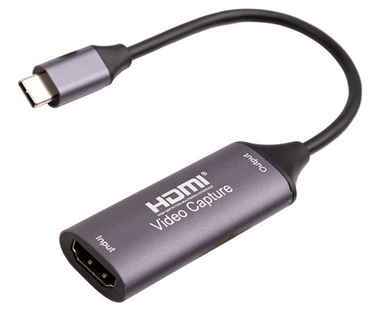 EXD Внешняя карта видеозахвата  HDMI 4K/30Hz to USB2.0 Type-C Коммутаторы (Switch)