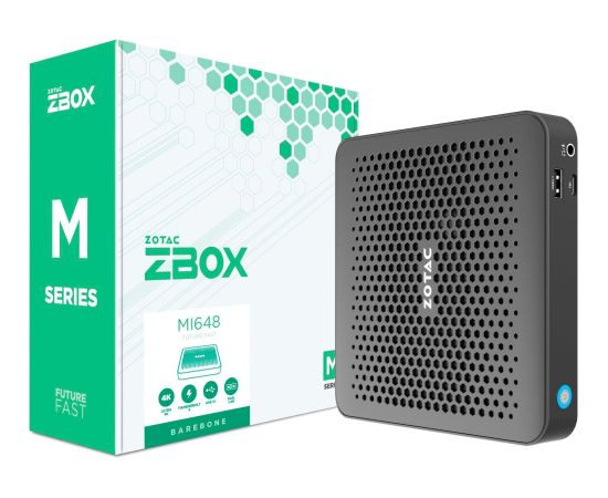 Zotac ZBOX-MI648-BE  i5-1340P Intel DDR5 HDMI DP Personālie datori