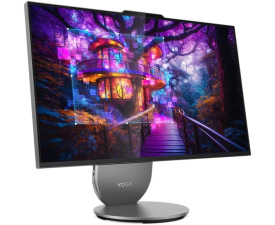 Lenovo Yoga AIO 27IAH10 27.0" QHD/u7-255H/16GB/1TB SSD/Arc140T/ENG/Keyb+Mouse/Win11H/2YW/Luna Grey All In One Datori (AIO)