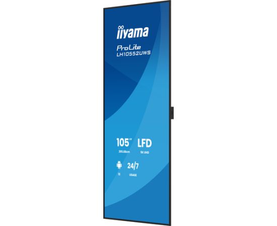 Монитор iiyama signage display киоск 2,66 м (104.6") Wi-Fi 500 cd/m UltraWide 5K HD встроенный процессор Android 24/7 LED / LCD мониторы