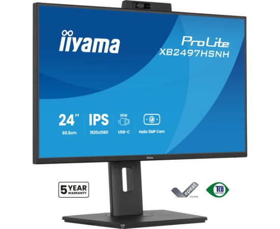 Монитор iiyama IIYAMA 60.5cm (24") XB2497HSNH-B1 16:10 HDMI+DP+USB-C LED / LCD мониторы