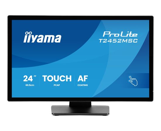 Монитор iiyama ProLite T2452MSC-B2 компьютерный монитор 61 cm (24") 1920 x 1080 px Full HD Сенсорный экран LED / LCD мониторы