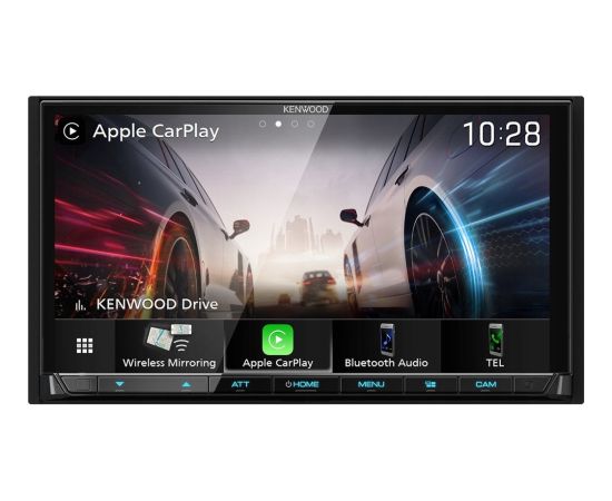 Kenwood DMX8021DABS 7'' мультимедийная система 2-DIN с WiFi, CarPlay и AndroidAuto Автомагнитолы
