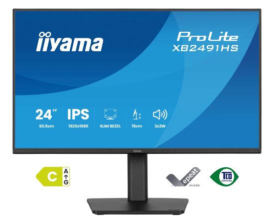 IIYAMA 60,5cm (23,8") XB2491HS-B1 16:9 HDMI+DP IPS Speaker Monitori