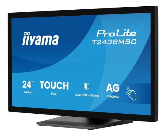 IIYAMA 60.5cm (23,8") T2438MSC-B2 16:9  M-Touch HDMI+DP+USB LED / LCD мониторы