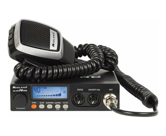 Midland ALAN 78PRO CB radio stacija AM/FM 12/24V Rācijas