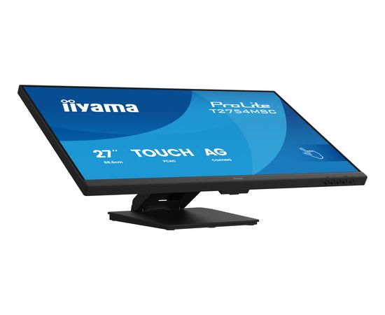 IIYAMA 68.6cm (27")   T2754MSC-B2AG 16:9  M-Touch VGA+HDMI Monitori