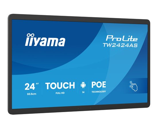 IIYAMA 60,5cm (23,8") TW2424AS-B3P 16:9 M-Touch USBC Android LED / LCD мониторы