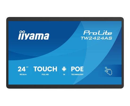 IIYAMA 60,5cm (23,8") TW2424AS-B3P 16:9 M-Touch USBC Android LED / LCD мониторы