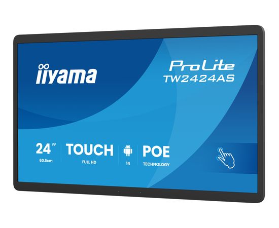 IIYAMA 60,5cm (23,8") TW2424AS-B3P 16:9 M-Touch USBC Android LED / LCD мониторы