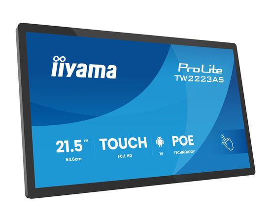 IIYAMA 55.0cm (21,5") TW2223AS-B3P 16:9 M-Touch USBC Android LED / LCD мониторы