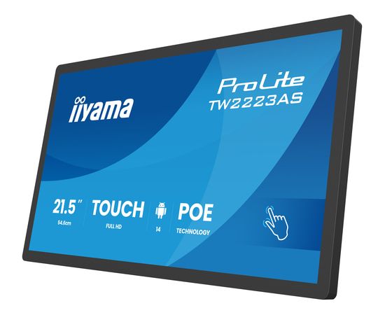IIYAMA 55.0cm (21,5") TW2223AS-B3P 16:9 M-Touch USBC Android LED / LCD мониторы