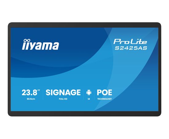 IIYAMA  60,5m (23,8") S2425AS-B1P   16:9 USB-C IPS Monitori