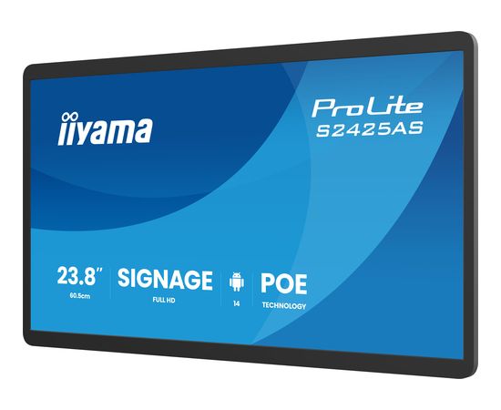 IIYAMA  60,5m (23,8") S2425AS-B1P   16:9 USB-C IPS Monitori