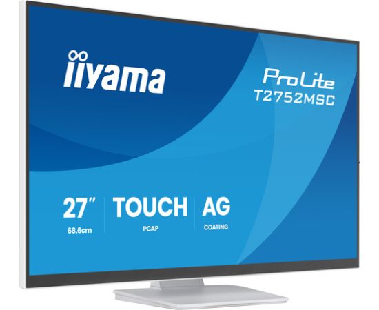 IIYAMA 68.6cm (27")   T2752MSC-W1AG 16:9 Touch HDMI+DP+2xUSB LED / LCD мониторы
