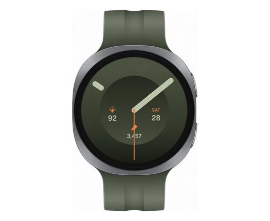 Samsung Galaxy Watch9, 44 mm, LTE, silver/green - Smartwatch Smart-Watch Умные часы