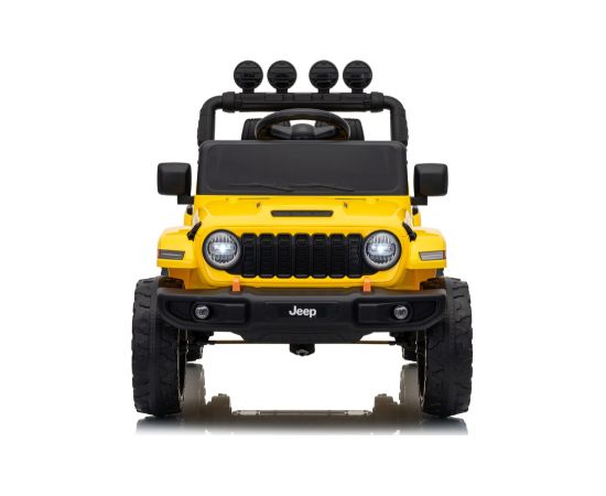 Lean Cars Jeep Rubicon DK-JWR558 24V Yellow Battery-Powered Vehicle Jaunumi, Bērnu preces