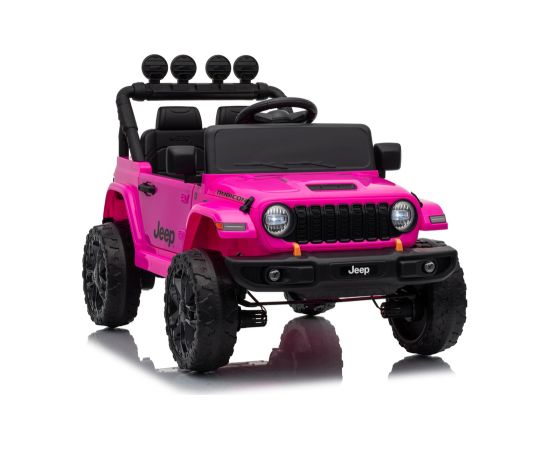 Lean Cars Jeep Rubicon DK-JWR558 24V Pink Battery-Powered Vehicle Jaunumi, Bērnu preces