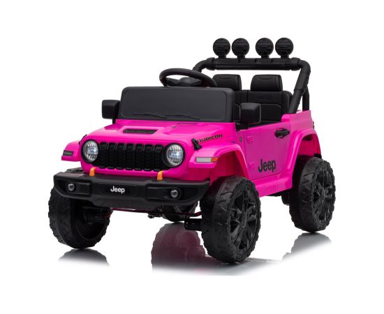 Lean Cars Jeep Rubicon DK-JWR558 24V Pink Battery-Powered Vehicle Jaunumi, Bērnu preces