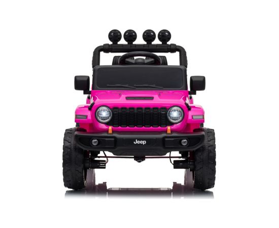 Lean Cars Jeep Rubicon DK-JWR558 24V Pink Battery-Powered Vehicle Jaunumi, Bērnu preces