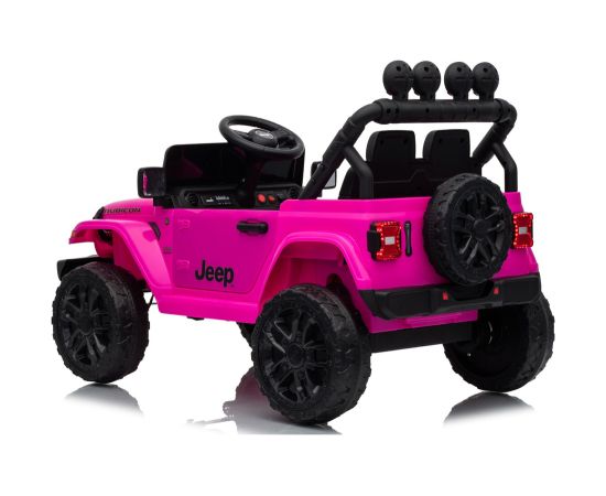 Lean Cars Jeep Rubicon DK-JWR558 24V Pink Battery-Powered Vehicle Jaunumi, Bērnu preces