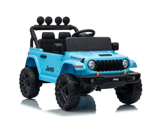 Lean Cars Jeep Rubicon DK-JWR558 24V Light Blue Battery-Powered Vehicle Jaunumi, Bērnu preces