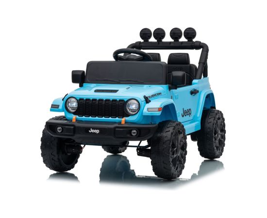 Lean Cars Jeep Rubicon DK-JWR558 24V Light Blue Battery-Powered Vehicle Jaunumi, Bērnu preces
