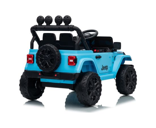 Lean Cars Jeep Rubicon DK-JWR558 24V Light Blue Battery-Powered Vehicle Jaunumi, Bērnu preces