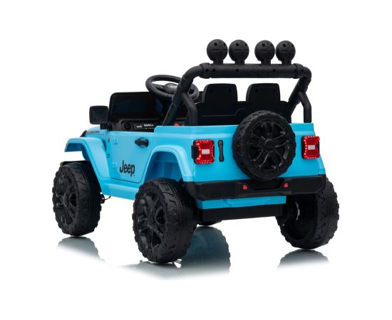 Lean Cars Jeep Rubicon DK-JWR558 24V Light Blue Battery-Powered Vehicle Jaunumi, Bērnu preces