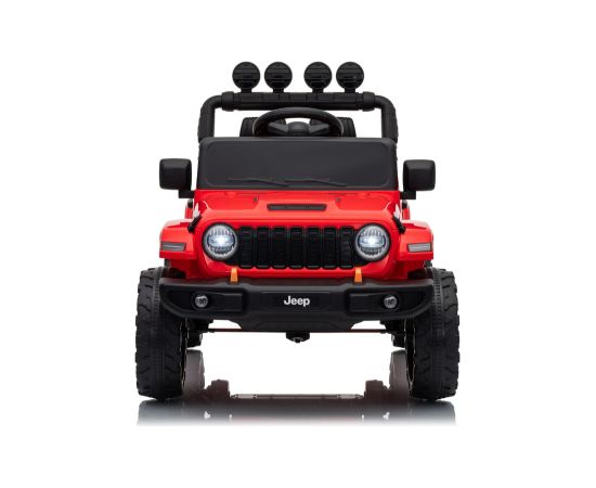 Lean Cars Jeep Rubicon DK-JWR558 24V Red Battery-Powered Vehicle Jaunumi, Bērnu preces