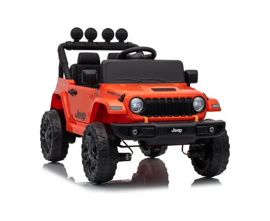 Leantoys Jeep Rubicon DK-JWR558 24V Orange Battery-Powered Ride-On Vehicle Jaunumi, Bērnu preces
