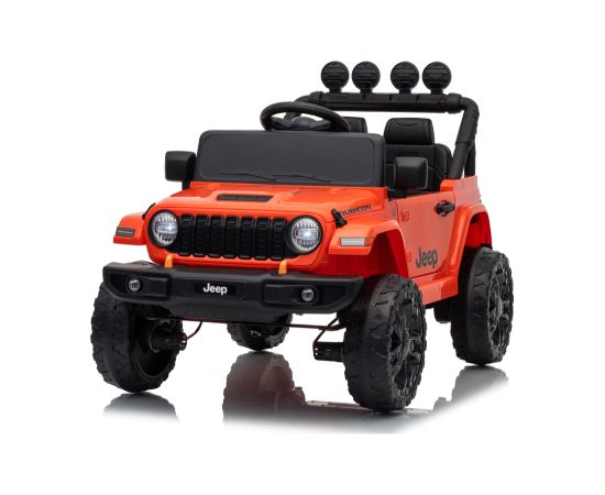 Leantoys Jeep Rubicon DK-JWR558 24V Orange Battery-Powered Ride-On Vehicle Jaunumi, Bērnu preces